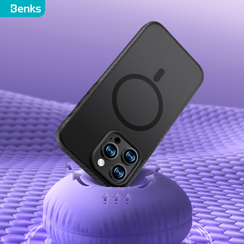 benks-official-เคสโทรศัพท์มือถือ-กันกระแทก-ลาย-benks-ice-sand-สําหรับ-iphone-14-plus-pro-max