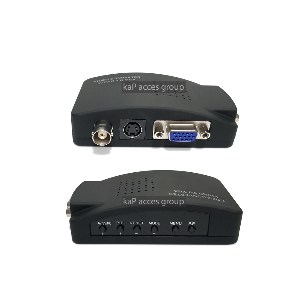 กล่องแปลงสัญญาณ BNC TO VGA Converter VIDEO TO VGA 15 PIN | Shopee Thailand