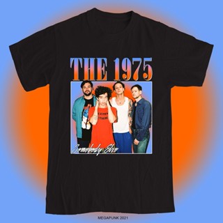 เสื้อตราหานคู่ THE 1975 HOMAGE TEEStreetwear ผู้ชายเสื้อยืดผู้หญิง