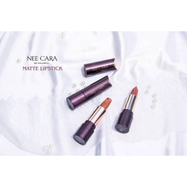 nee-cara-matte-lipstick-n307-นีคาร่า-บี-คัลเลอร์ฟลู-ลิปสติก-ราคาพิเศษ-ไม่มีกล่อง