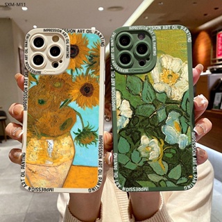 Compatible With Samsung Galaxy M11 M12 M22 M31 M62 F62 M30S M21 M51 M02 เคสซัมซุง สำหรับ Oil Painting เคส เคสโทรศัพท์ เคสมือถือ Full Cover Shell Shockproof Back Cover Protective Cases