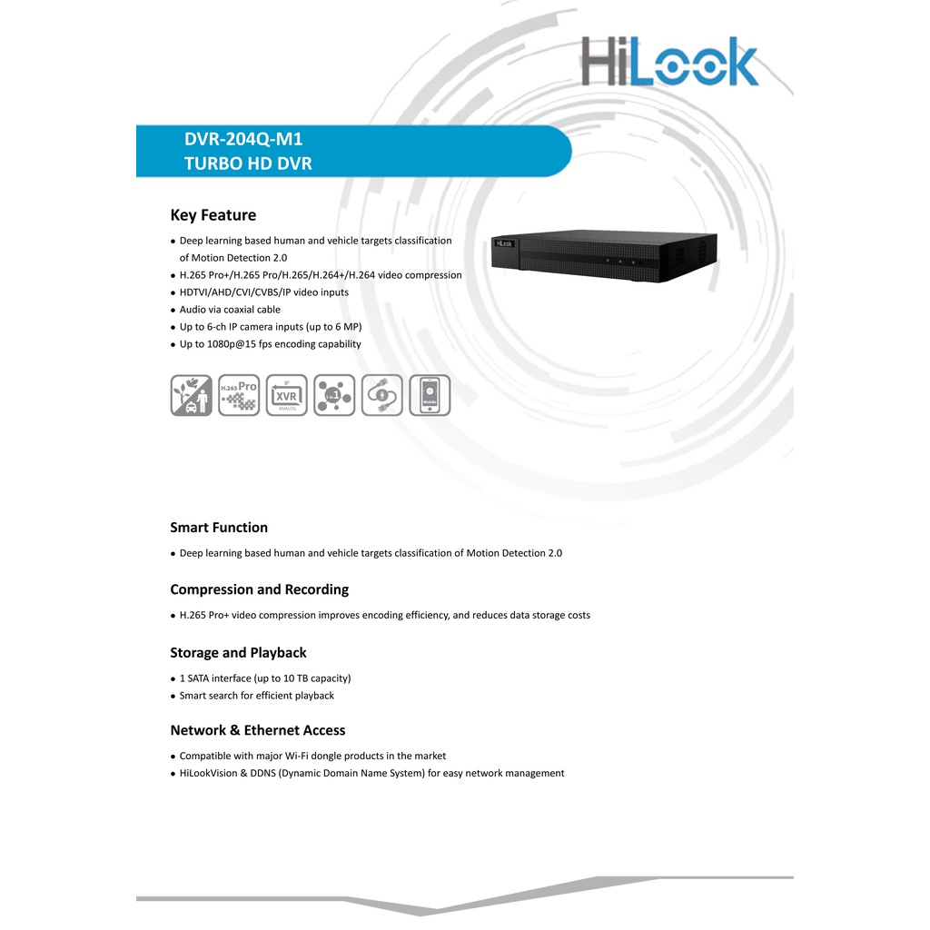 hilook-เครื่องบันทึกกล้องวงจรปิด-4-ช่อง-มี-ai-แยกคนแยกรถ-รุ่น-204q-m1-c-รองรับกล้องมีไมค์