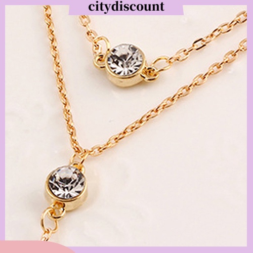 lt-citydiscount-gt-โช้คเกอร์สีทองสําหรับสตรีสร้อยคอ