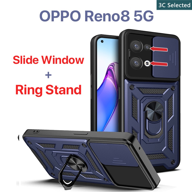 เคส-oppo-reno8-5g-8pro-7-7pro-7z-6-6z-5g-หน้าต่างบานเลื่อน-การป้องกันกล้อง-ขาตั้งแหวนโลหะ-เคสแข็ง-เคส-oppo-reno-8-เคส-oppo-reno-8-pro-เคส-oppo-reno-7-5g-เคส-oppo-reno-7-pro-เคส