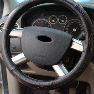 สติกเกอร์สเตนเลส ตกแต่งพวงมาลัยรถยนต์ สําหรับ Ford Focus 2 MK2 2005-2011