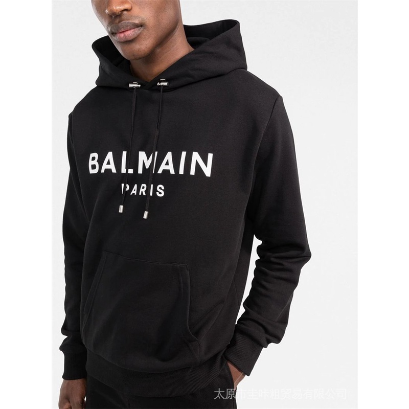 balmain-ใหม่-เสื้อแจ็กเก็ตกันหนาว-แขนยาว-มีฮู้ด-พิมพ์ลายตัวอักษร-ทรงหลวม-สําหรับผู้ชาย-และผู้หญิง-ไซซ์-s-4xl