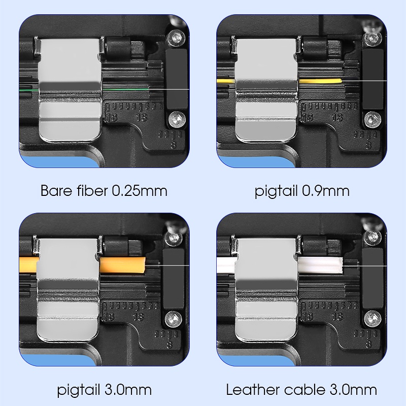 เครื่องตัดไฟเบอร์ออปติคอล-aua-x6-ออปติคอลไฟเบอร์-ฟิวชั่น-ละลายความร้อน-สายเคเบิลออปติคอล-ftth-เครื่องมือออปติคอลไฟเบอร์-ใบมีด
