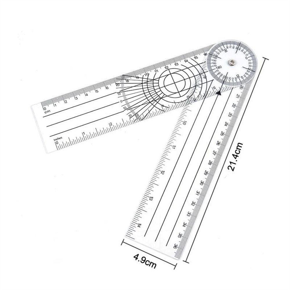 alisond1-goniometer-ไม้บรรทัด-อุปกรณ์สํานักงาน-โรงเรียน-กระดูก-ไม้โปรแทรกเตอร์-หลายชั้น-ไม้โปรแทรกเตอร์-ไม้บรรทัดหมุน-สอบเทียบ