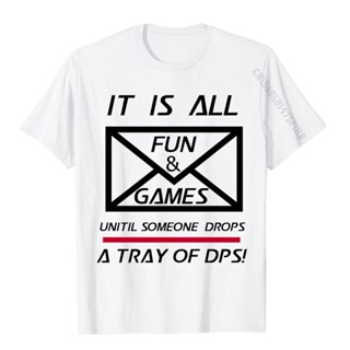 ขายดี!Postal Worker Shirt All Fun And Games Tray Of DPS Sweatshirt Men Newest Street T Shirt Cotton T Shirts 3D Printed