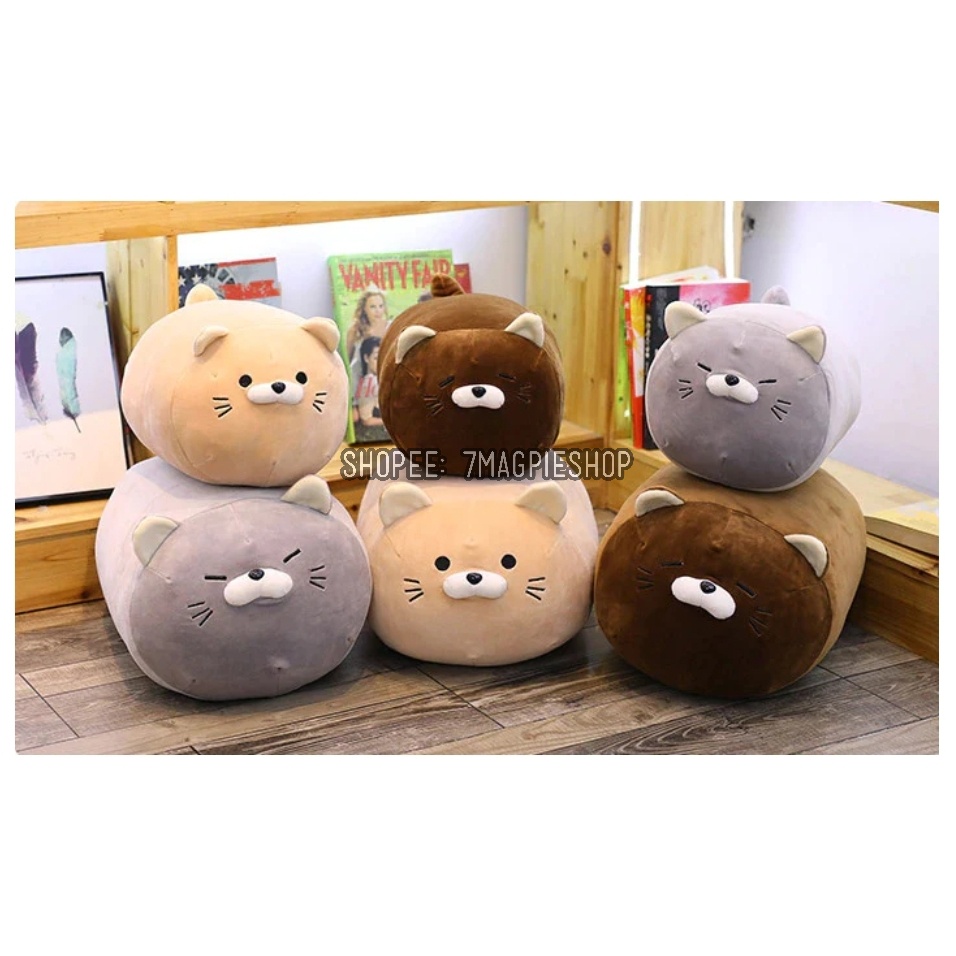 ตุ๊กตา-หมอน-แมว-super-mochimochi-cat-plush-50cm-ลิขสิทธิ์แท้-nemu-nemu-cushion-body-pillow-ตัวใหญ่