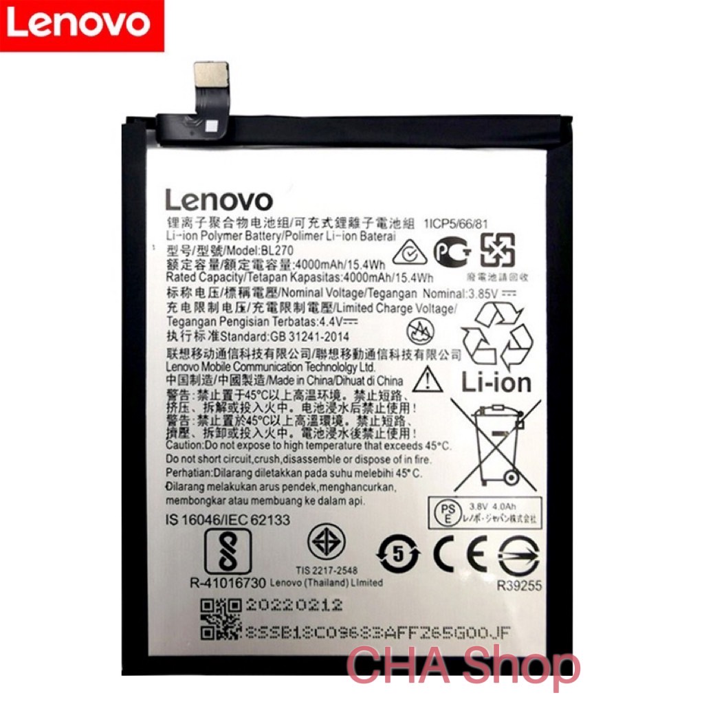 แบตเตอรี่-lenovo-k8-note-k8-lenovo-k6-note-k6-lenovo-k8-note-k8-bl270-ของแท้-แบต-lenovo-k8-note-k8-battery-bl270