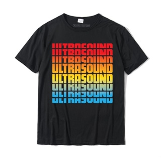 เสื้อยืดแฟชั่น Ultrason teknoloji Sonographer radyoloji sonografi degrade tişört Tees yeni pamuk benzersiz kişiselleştir