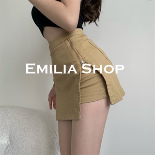 EMILIA SHOP กระโปรง เสื้อผ้าแฟชั่นผู้หญิง เซ็กซี่ สไตล์เกาหลี 2022 ใหม่ Q021052