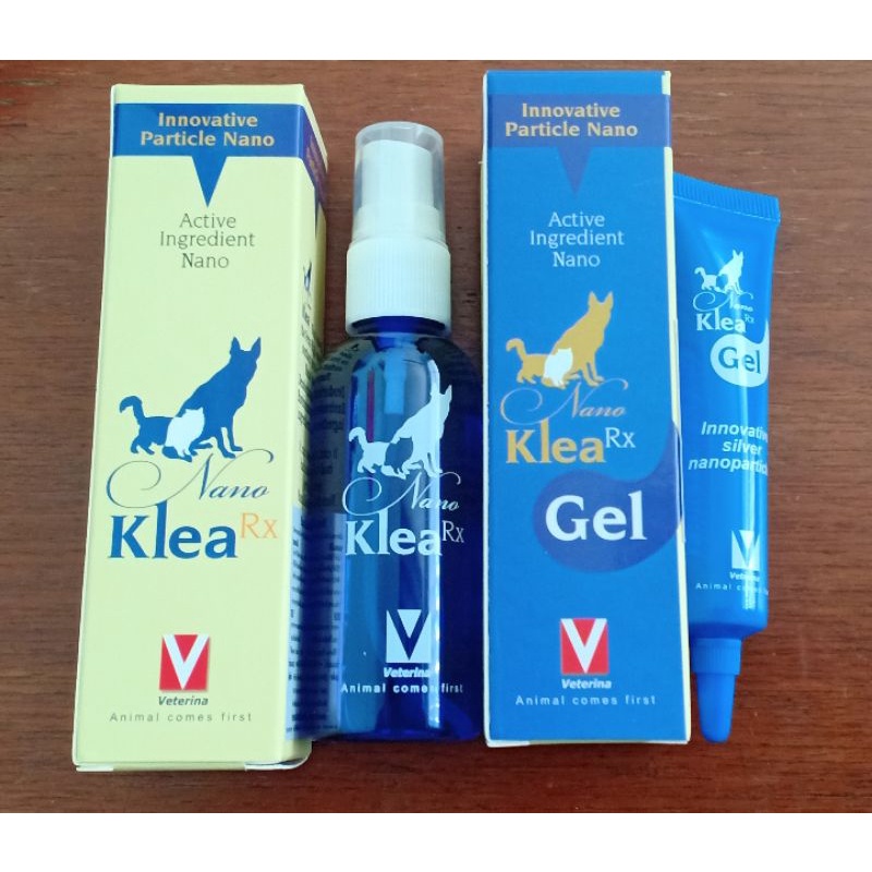 ภาพหน้าปกสินค้าNano Klea spray50ml+Nano Klea 15g(lotใหม่sprayเปลี่ยนสีกล่อง)