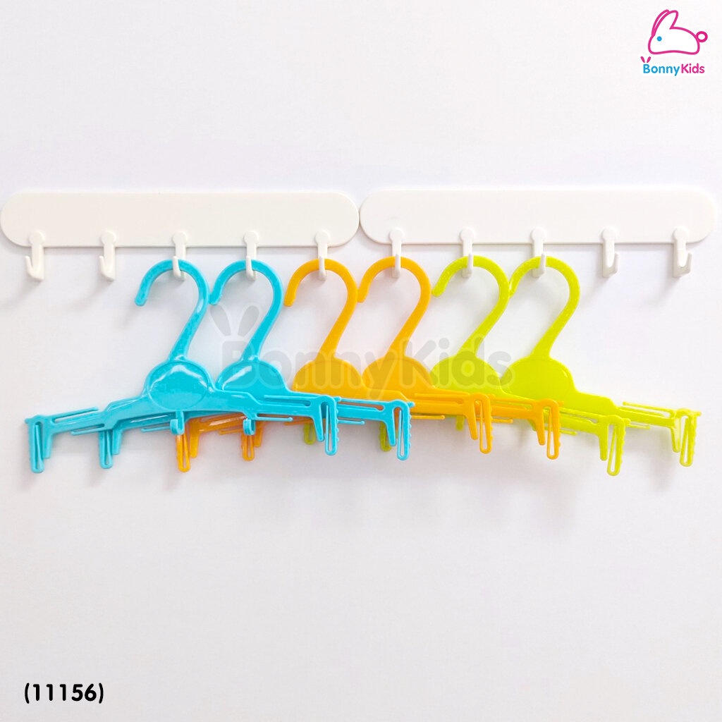 11156-camera-คาเมร่า-hanger-5in1-ไม้แขวนเสื้อเด็ก-5in1-แพ็ค-6-ชิ้น