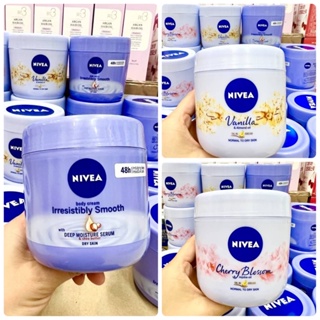 Nivea Irresistibly Smooth Body Cream Dry Skin Shea Butter 400 ml.