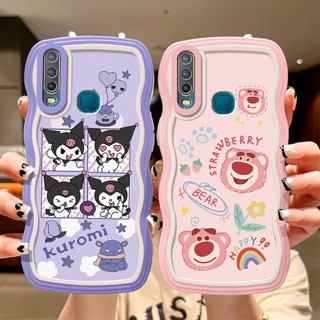 เคส Vivo Y15 เคส Vivo Y17 เคส Vivo Y12 2020 tpu ซิลิโคน ลายคลื่น เคสป้องกัน การ์ตูน ขอบเต็ม นิ่ม