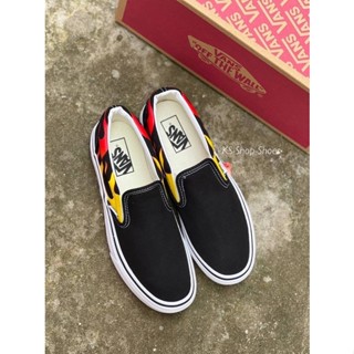 ภาพหน้าปกสินค้ารองเท้าสลิปออน🔥Vans Slip On ลายไฟ Size 36-45(อุปกรณ์ครบกล่อง) สินค้าถ่ายงานจริง🔥 ซึ่งคุณอาจชอบราคาและรีวิวของสินค้านี้