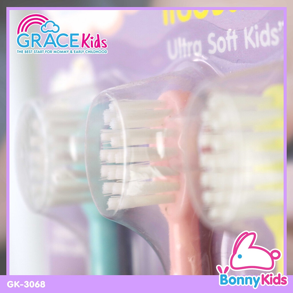3814-gracekids-แปรงสีฟันขนนุ่ม-3-ชิ้น-ultra-soft-kids-toothbrush-เกรซคิดส์
