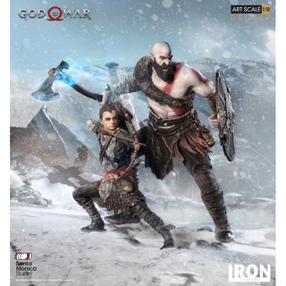 พร้อมส่ง 📦Iron Studios BDS Deluxe Art Scale 1/10 God of War 4 - Kratos and Atreus