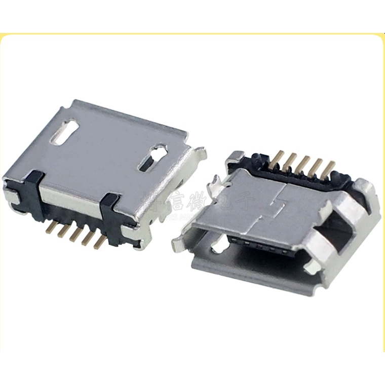 Mike Pin ซ็อกเก็ตตัวเมีย 5.9 พร้อมคอลัมน์ micro USB 5P DIP Pin | Shopee ...