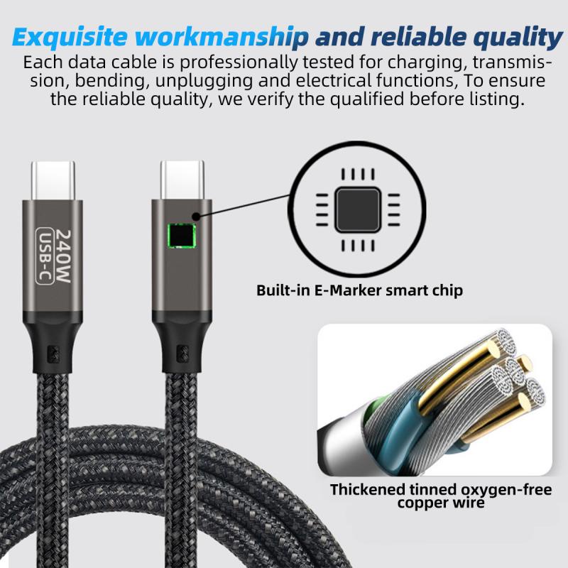 ankndo-สายเคเบิลชาร์จเร็ว-pd3-1-usb-240w-pd100w-usb-type-c-สําหรับ-ps5-nintendo-switch-macbook-usb-c-qc4-0-vooc-warp-scp