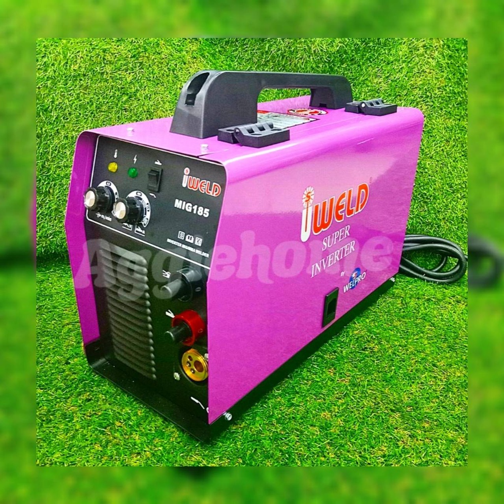 iweld-เครื่องเชื่อม-ไฟฟ้า-รุ่น-mig185-220v-กระแสไฟ-180-แอมป์-2ระบบ-เชื่อม-co2-ใส่ลวดได้-5-kg-เครื่องเชื่อม-ตู้เชื่อม