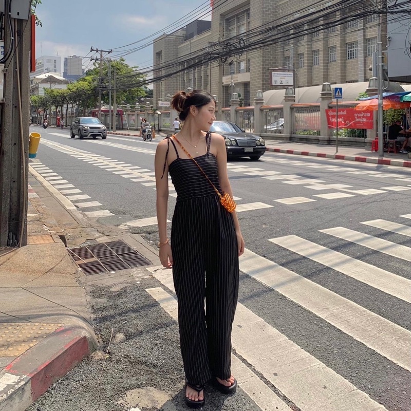 cara-jumpsuit-จั้มสูททรงสวยขายาวโกงความสูง