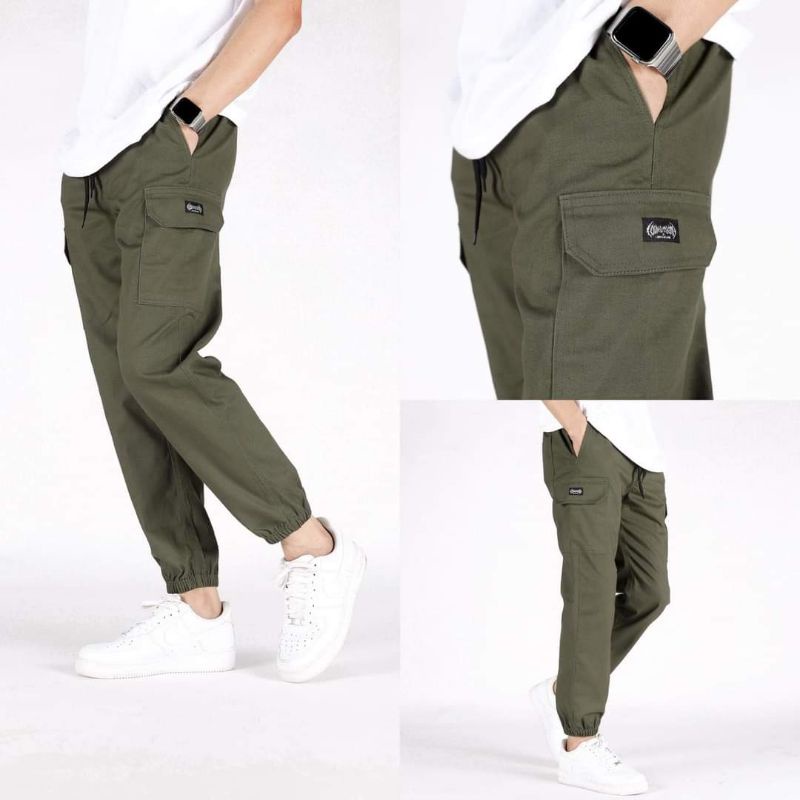 looker-jogger-pants-กางเกงขาจั้มคาร์โก้-รุ่นใหม่ล่าสุด-มีให้เลือกหลายสี-พร้อมส่ง