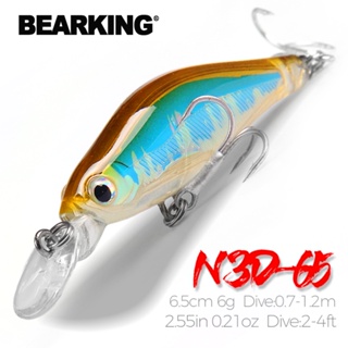Bearking เหยื่อตกปลาประดิษฐ์ 6.5 ซม. 6 กรัม A+ 5 สี สําหรับตกปลา
