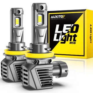 Auxito M5S หลอดไฟหน้า LED 9005 6500K 120W 22000LM 9005 HB3 สว่างขึ้น 600% ไร้สาย สีขาว
