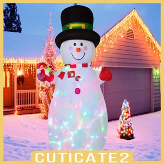 [Cuticate2] 1.8เมตร สโนว์แมนเป่าลม สําหรับตกแต่งคริสต์มาส