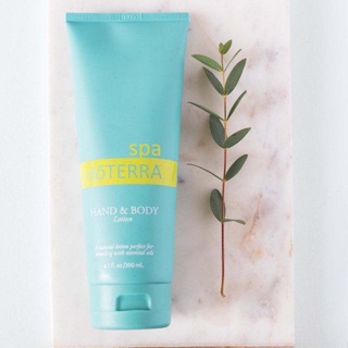 doTERRA Spa Hand&amp;Body Lotion 200ml มือ/ผิวกาย ครีมบำรุงสูตรบางเบาจากโจโจ้บา แมคคาเดเมีย ทานตะวัน ไม่เหนียวเหนอะหนะ