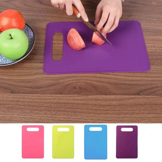 【AG】Kitchen Chopping Block Solid Color Non-slip Cutting Plate Board Cooking Tool