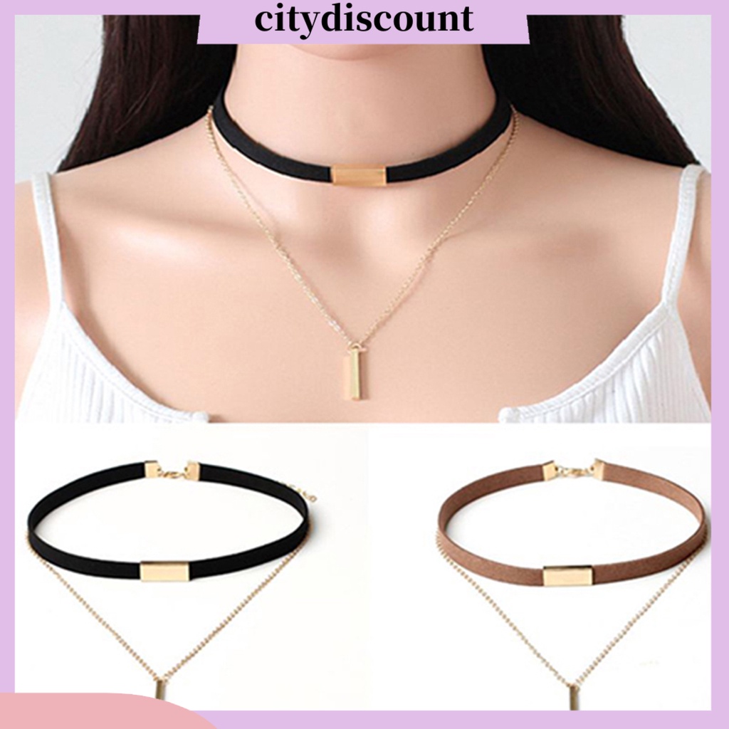 lt-citydiscount-gt-สร้อยคอผู้หญิงแบบสั้นพร้อมจี้-city