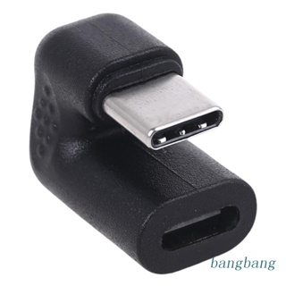 Bang อะแดปเตอร์แปลง USB 3.1 Type C ตัวผู้ เป็นตัวเมีย 180 องศา สําหรับโทรศัพท์มือถือ แท็บเล็ต