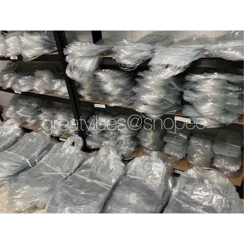 50ชิ้น พร้อมส่งจากไทย ถุงpvcใส กระเป๋าใส ถุงพีวีซี | Shopee Thailand
