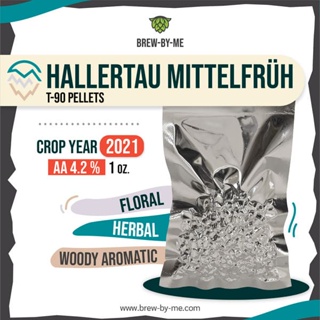 ภาพหน้าปกสินค้าHops ฮอปส์ Hallertau Mittelfrüh (GR)  PELLET HOPS (T90) โดย Yakima | ทำเบียร์ Homebrew ที่เกี่ยวข้อง