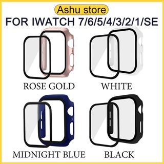 ภาพขนาดย่อของสินค้าSmart Watch case PC+Glass เคสสำหรับแอปเปิ้ลวอช7/6/5/4/3/2/1/SE เคส Smart watch