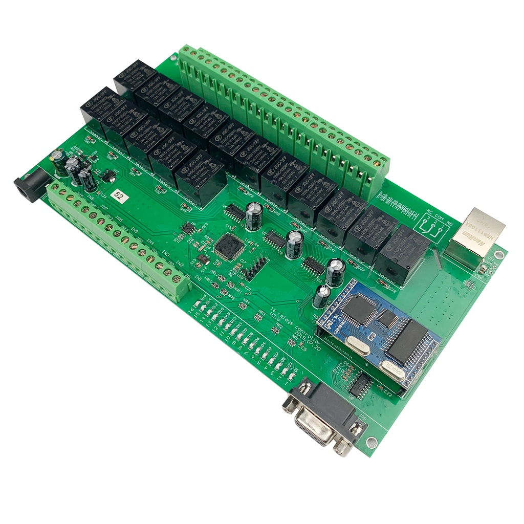 16-channel-relay-pcb-module-panel-board-relay-board-rs485-printed-circuit-board-relays