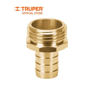 TRUPER 12289 ข้อต่อทองเหลืองตัวผู้ 5/8 นิ้ว (CM-5/8B)