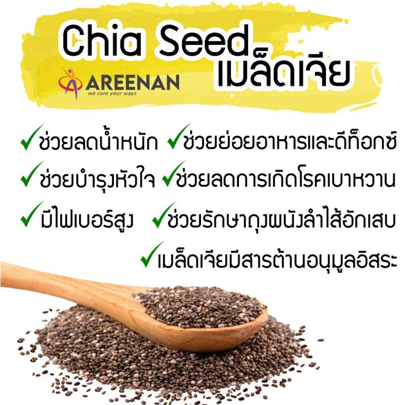 ภาพสินค้าเมล็ดเจีย Organic Chia seed  (ธัญพืชเมล็ดเจีย)4289&6395 จากร้าน phoophoo39624 บน Shopee ภาพที่ 8