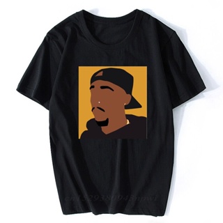 เสื้อครอปสายฝอ Tupac Shakur 2Pac T gömlek Hip Hop baskı kısa kollu T-Shirt temel Tee Rap Punk gömlek plaj komik sokak gi