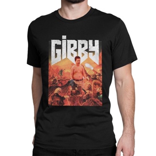 เสื้อวินเทจผญ กิ๊บบี้ของ Doom ผู้ชายผู้หญิงเสื้อยืด Gibby Meme แปลกใหม่ท็อปส์ซู Tee ฤดูร้อนแขนสั้นลูกเรือคอเสื้อยืด 4XL