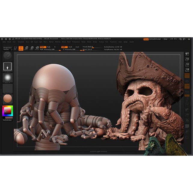 pixologic-zbrush-2022-full-ถาวร-โปรแกรมปั้นแบบปั้นโมเดล-3d