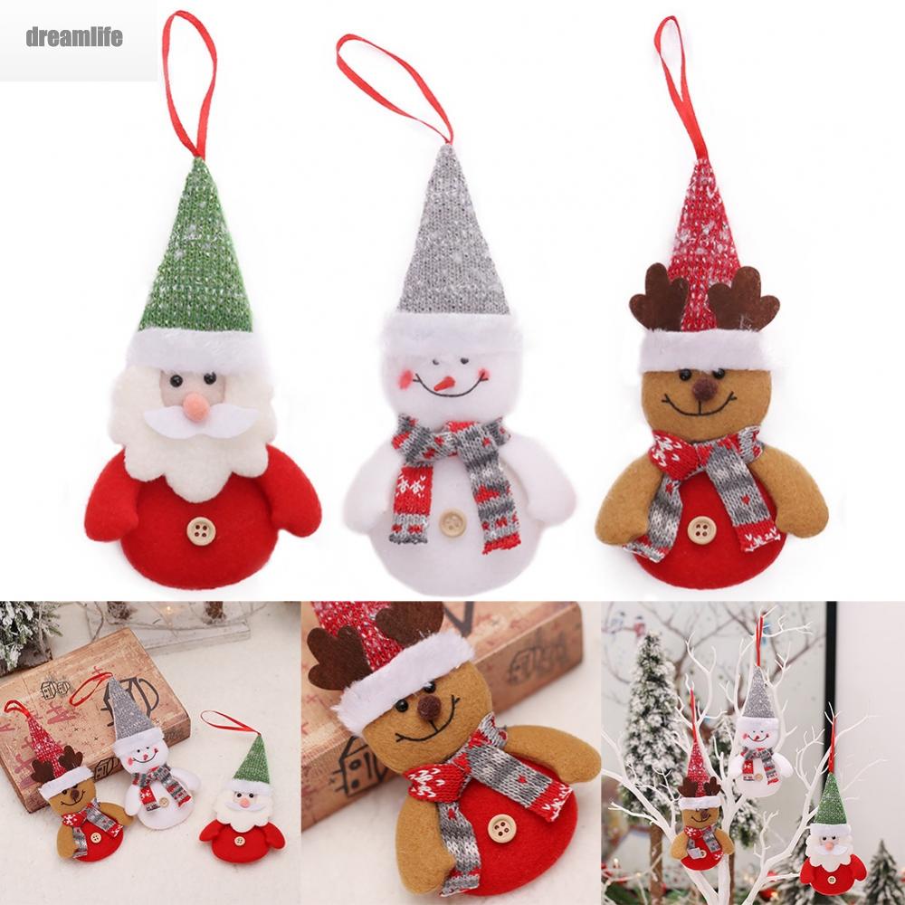 dreamlife-christmas-decorative-dolls-snowman-cartoon-dolls-hanging-desktop-decorations