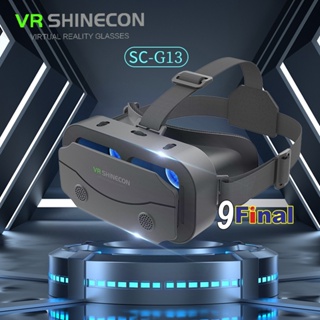 แว่น VR SHINECON G13รุ่นใหม่ปี 2022 by 9FINAL 3D Virtual Reality Glasses Google Cardboard Helmet สำหรับ ดูหนัง เล่นเกมส์