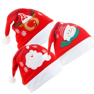 หมวกซานตาคลอส สโนว์แมน กวางเอลก์ อุปกรณ์ประกอบฉาก เทศกาลคริสต์มาส สําหรับเด็ก และผู้ใหญ่