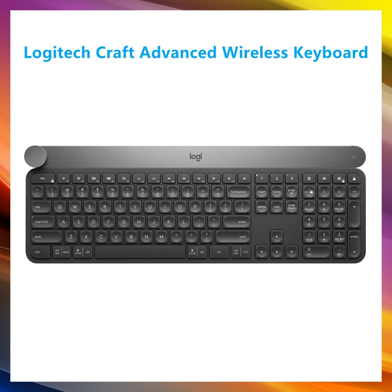 ஐLogitech Craft Advanced Wireless Keyboard with Creative Input Dial and ...