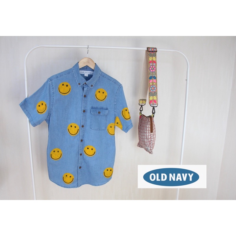 old-navy-x-denim-น่ารักมาก-ใหม่ไร้ตำหนิ-อก-34-ยาว-29-size-m